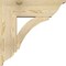 Ekena Millwork Thorton Traditional Rough Sawn Bracket w/ Offset Brace, Douglas Fir, 8"W x 24"D x 24"H BKT0806X24X24THR01RDF - alternate 4